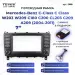 Переходная рамка Mercedes-Benz C-Class C Class W203 W209 C180 C200 CL203 C209 A209 (2004-2011) 7"