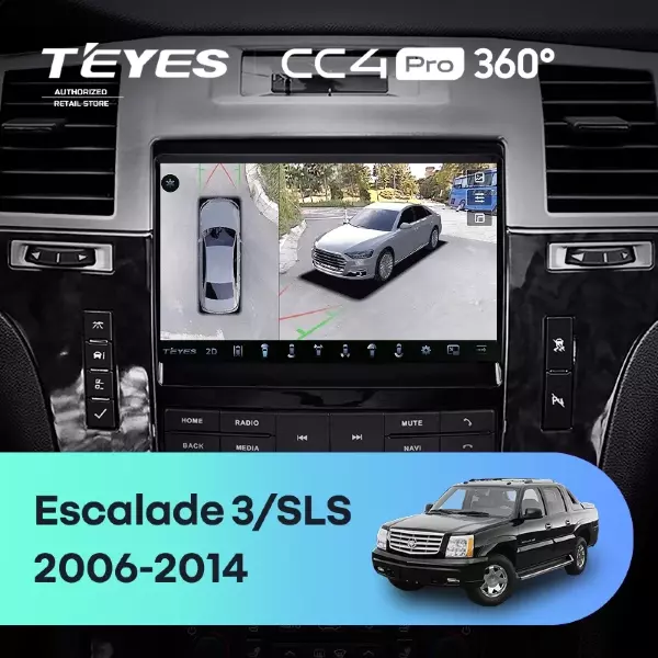 Штатная магнитола Teyes CC4 Pro 360 8/128 Cadillac SLS (2007-2012)