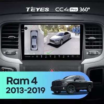 Штатная магнитола Teyes CC4 Pro 360 8/128 Dodge Ram 4 DJ DS (2013-2019) F2