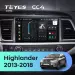 Штатная магнитола Teyes CC4 8/128 Toyota Highlander 3 XU50 (2013-2018)