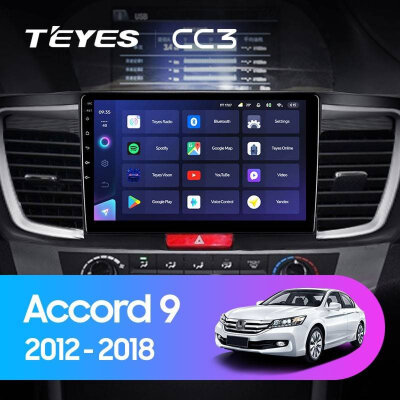 Штатная магнитола Teyes CC3 4/32 Honda Accord 9 CR (2012-2018)