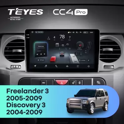 Штатная магнитола Teyes CC4 Pro 12/256 Land Rover Discovery 3 (2004-2009) F1