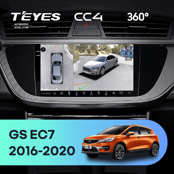 Штатная магнитола Teyes CC4 360 6/64 Geely Emgrand EC7 (2016-2020) F1