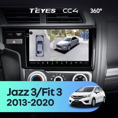 Штатная магнитола Teyes CC4 360 8/128 Honda Fit 3 GP GK (2013-2020) Тип-B