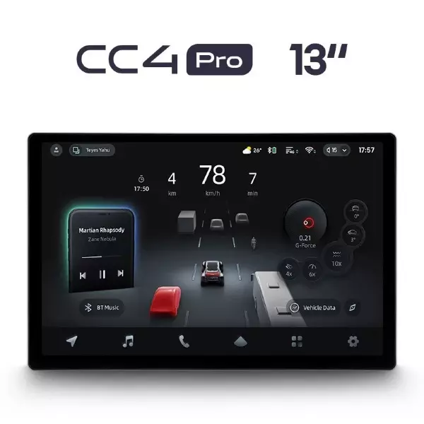 Магнитола Teyes CC4 Pro 12/256 (13 дюймов)