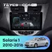Штатная магнитола Teyes CC4 Pro 12/256 Hyundai Solaris 1 (2010-2016) F1