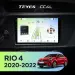 Штатная магнитола Teyes CC4L 6/64 Kia Rio 4 IV FB (2020-2022)