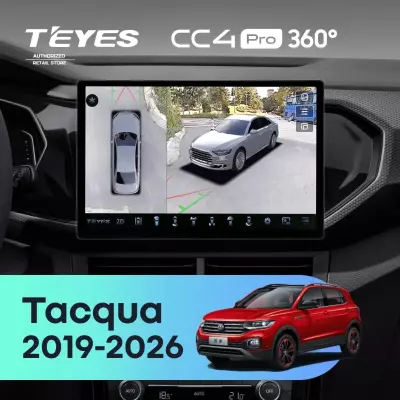 Штатная магнитола Teyes CC4 Pro 360 12/256 Volkswagen Tacqua (2019-2026) (11")