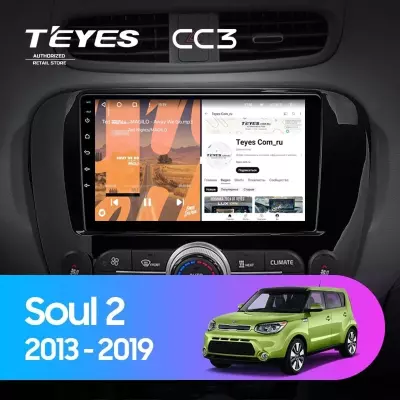 Штатная магнитола Teyes CC3 4/32 Kia Soul 2 PS (2013-2019) Тип-C