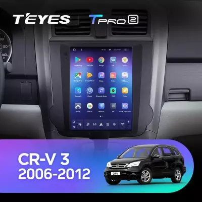 Штатная магнитола Tesla style Teyes TPRO 2 3/32 Honda CR-V 3 RE (2006-2012) Тип-A