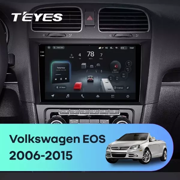 Штатная магнитола Teyes CC4 Pro 12/256 Volkswagen EOS (2006-2015)